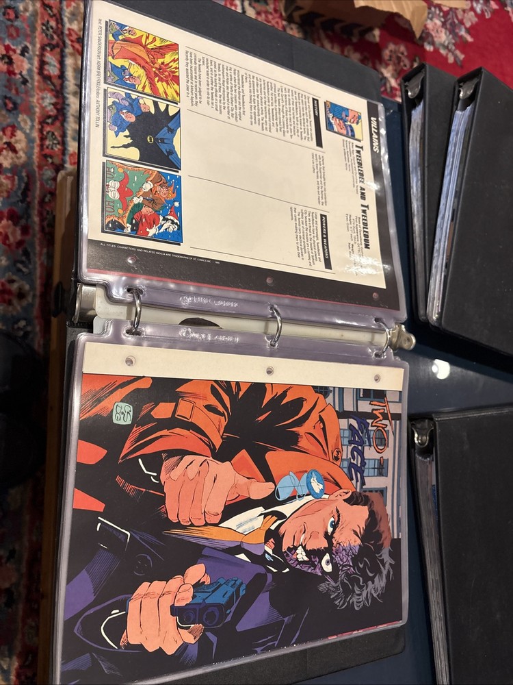 Comic Book Bio Binders