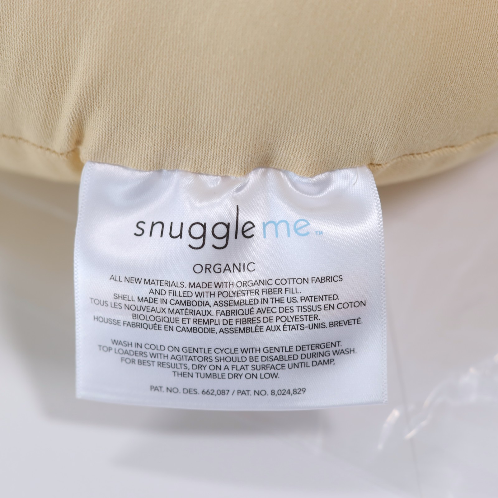 Snuggle Me Organic Infant Honey | Light Yellow