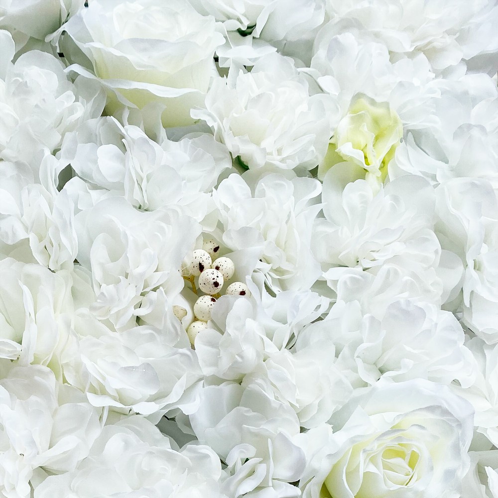 12* Artificial Flower Wall Panel Wedding Backdrop Event Party Flower Wall Panel