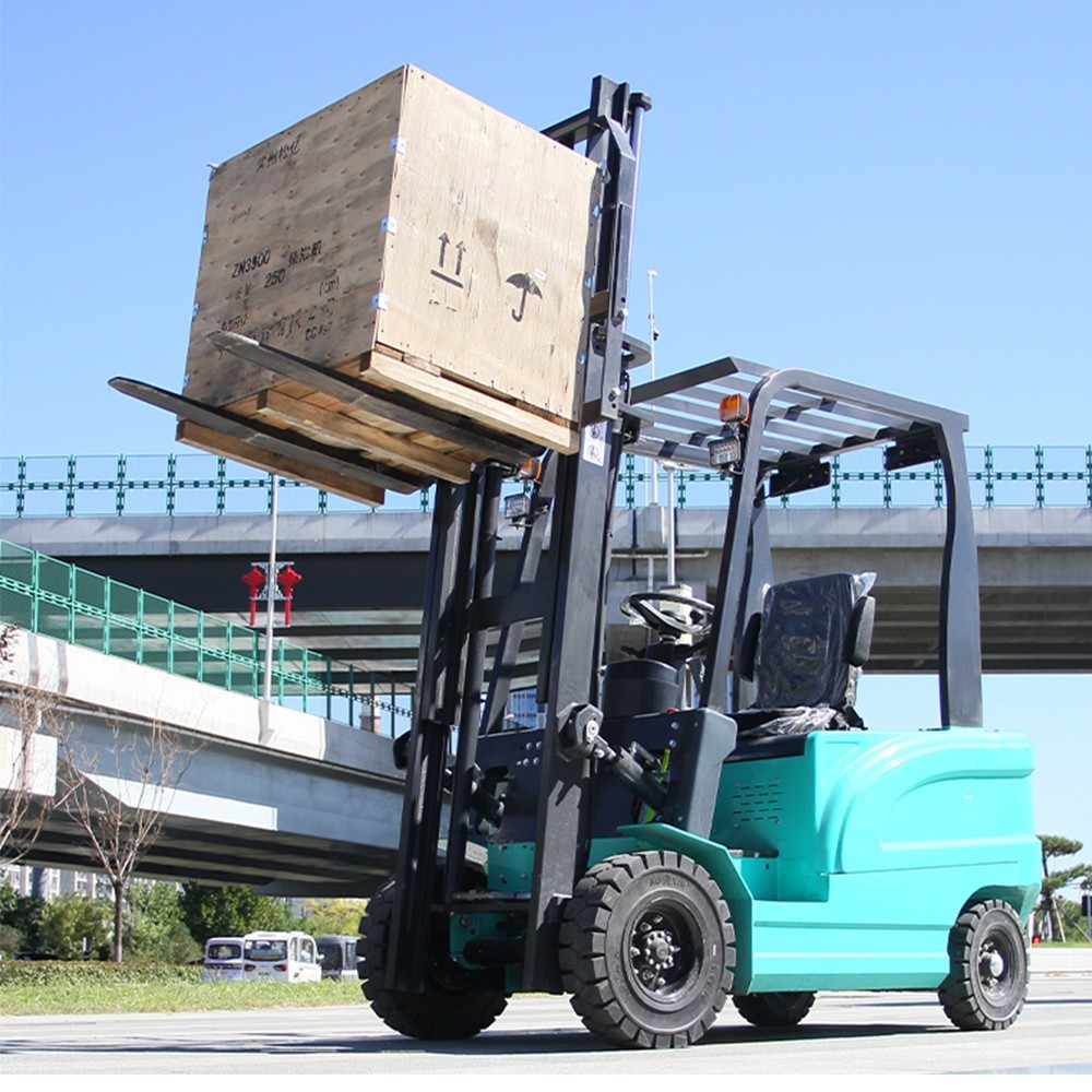 Electric Forklift Side Shift 4400lbs with Lead-Acid Battery Forklift Free Ship