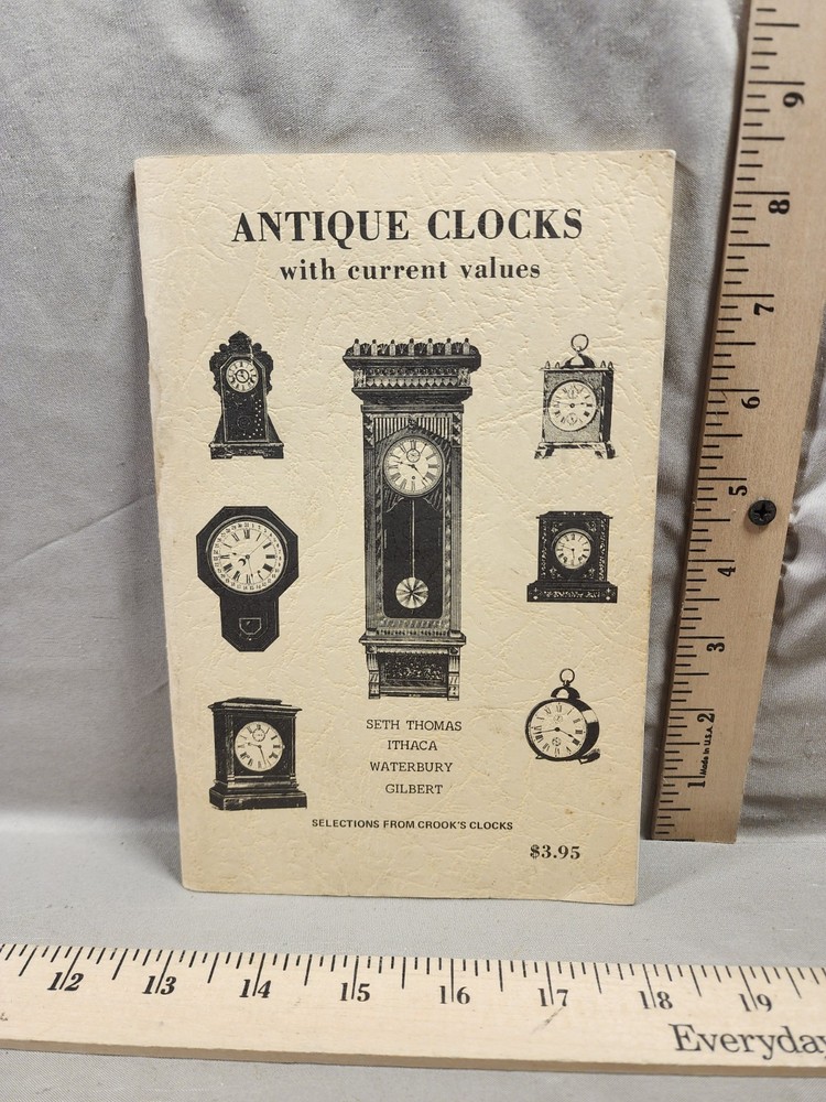 Antique Crook's Clocks Antique Clocks With Values Book Reference Source