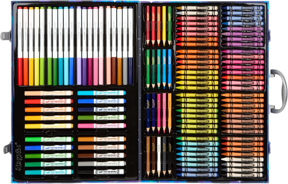 Crayola Inspiration Art Case Space Coloring Set (140Pcs), Essential Easter Baske