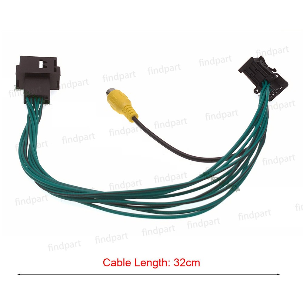 Reverse Back up Camera RCA Video Adapter Cable Wire for Ford SYNC 1 Focus Fiesta