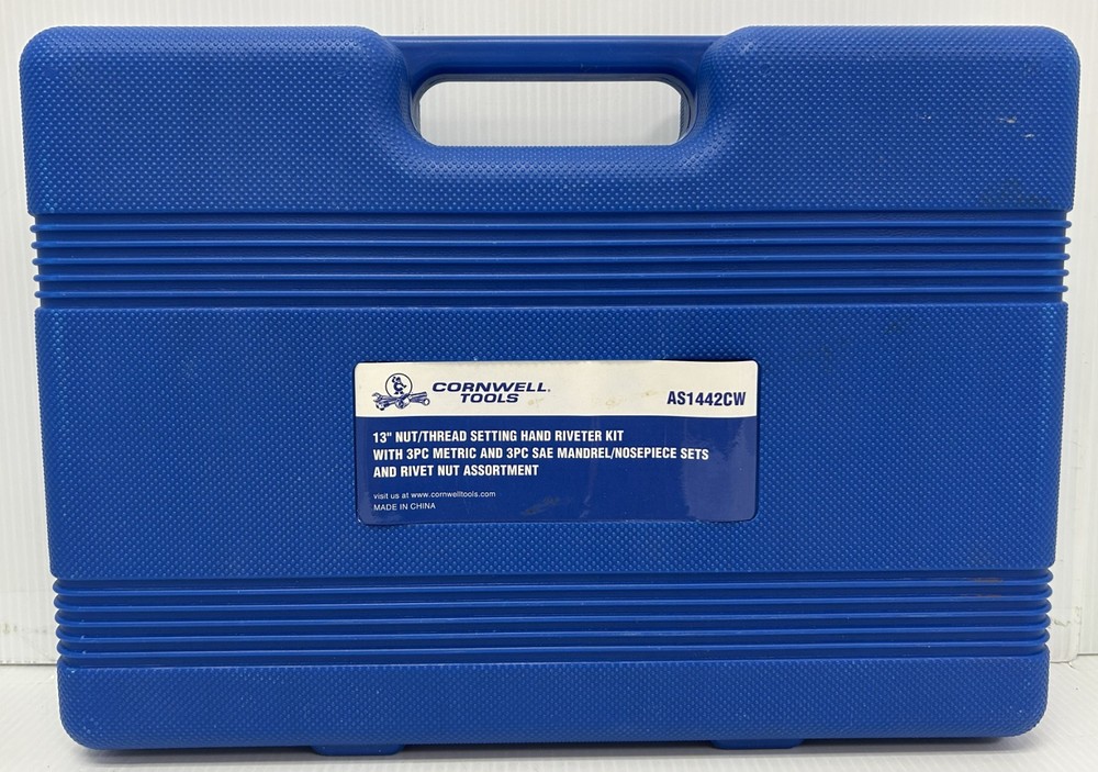(MA6) Cornwell Tools 13” Nut/Thread Setting Hand Riveter Kit - AS1442CW