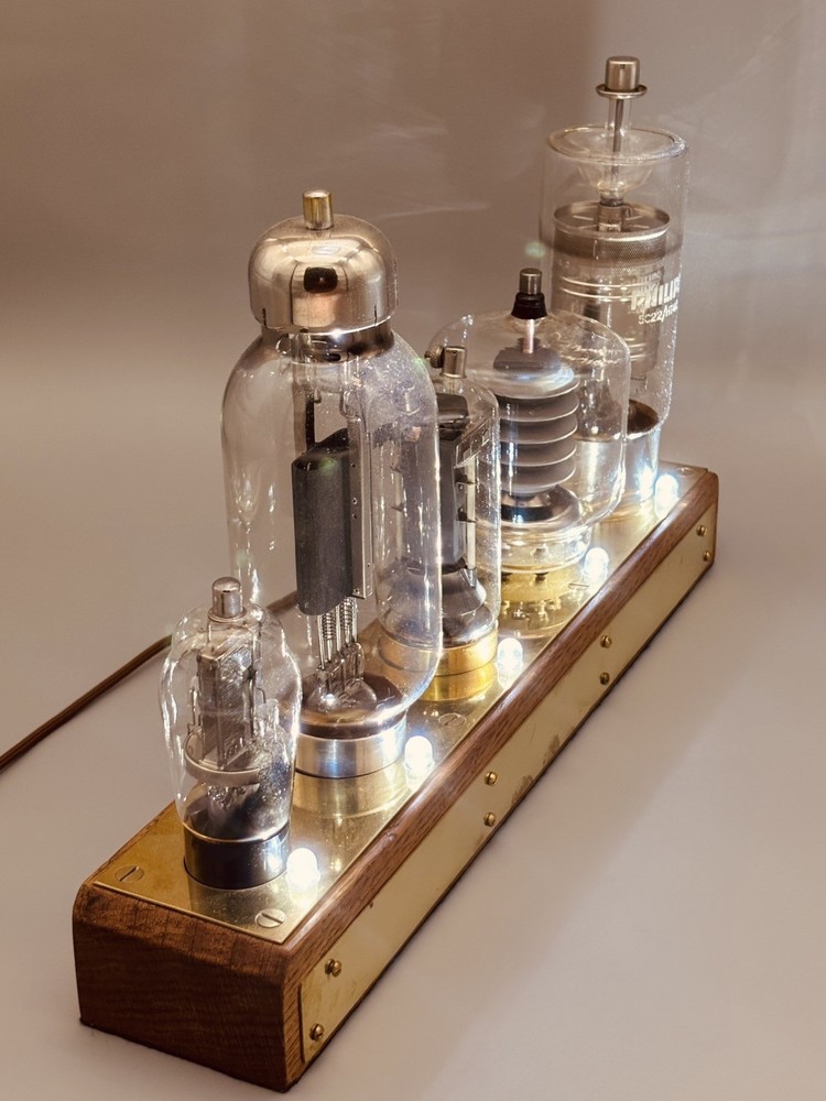 Steampunk Art Deco Table Lamp Vintage Display Lighting