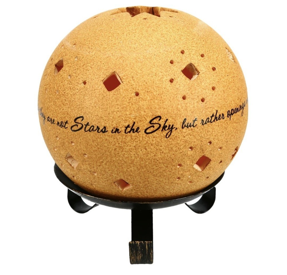 In Memory 5" Pierced Round Candle Holder