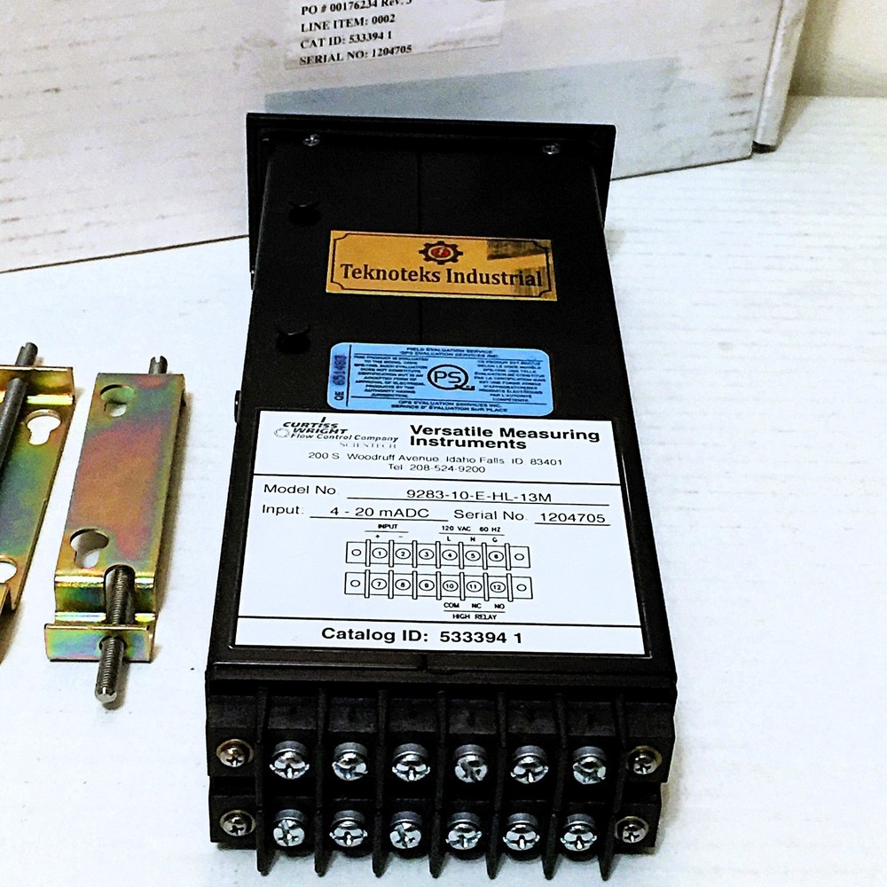 VERSATILE 9283-10-E-HL13M PANEL METER 1204705 / 0 - 115 C SCALE