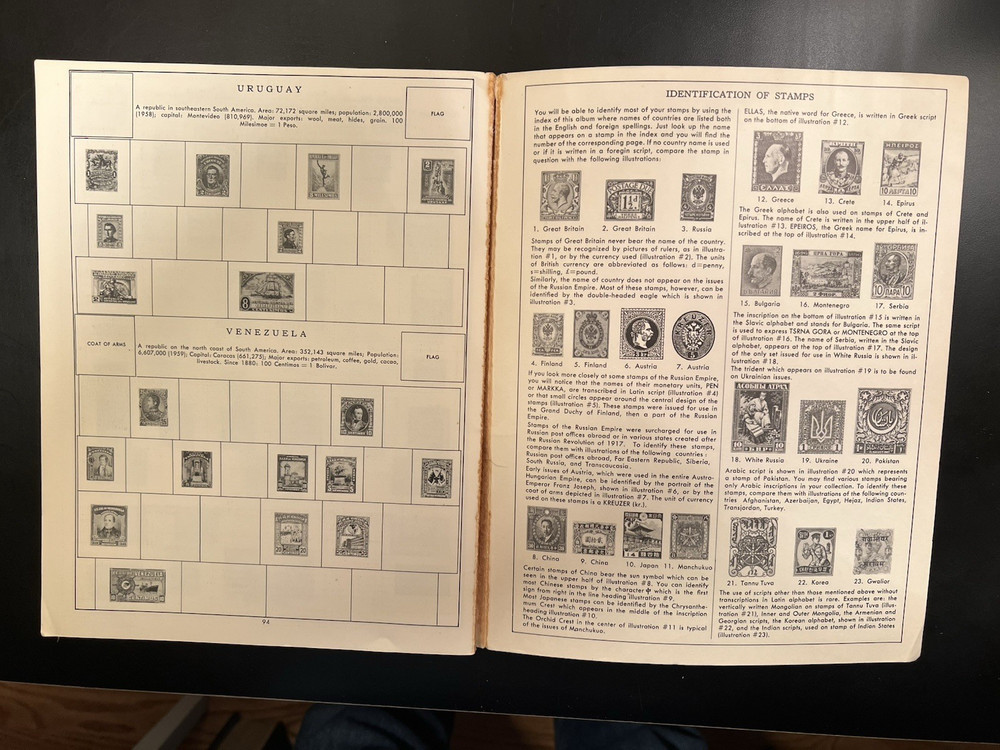 3-Vintage Soft Cover Stamp Albums. Minkus,Harris, & Stanley Gibbons. No Stamps