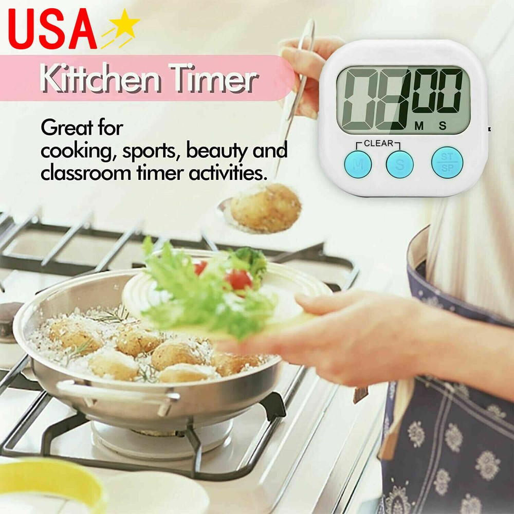 Timer Home Office Kitchen Soup Countdown Clear Loud Loud Alarm