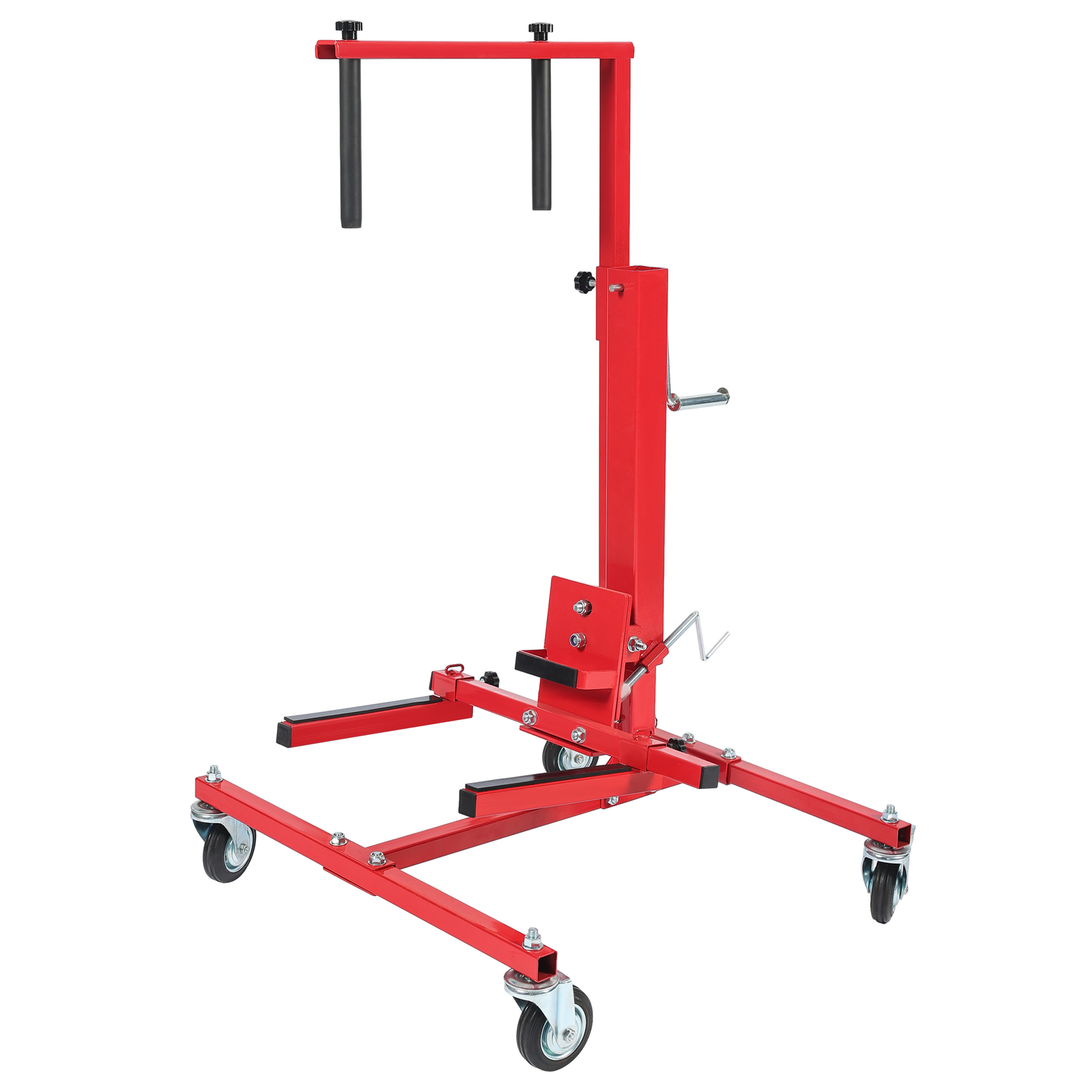 Mechanical Car Door Lift Jack Hydraulic Press and Bumper Handler Stand New Red