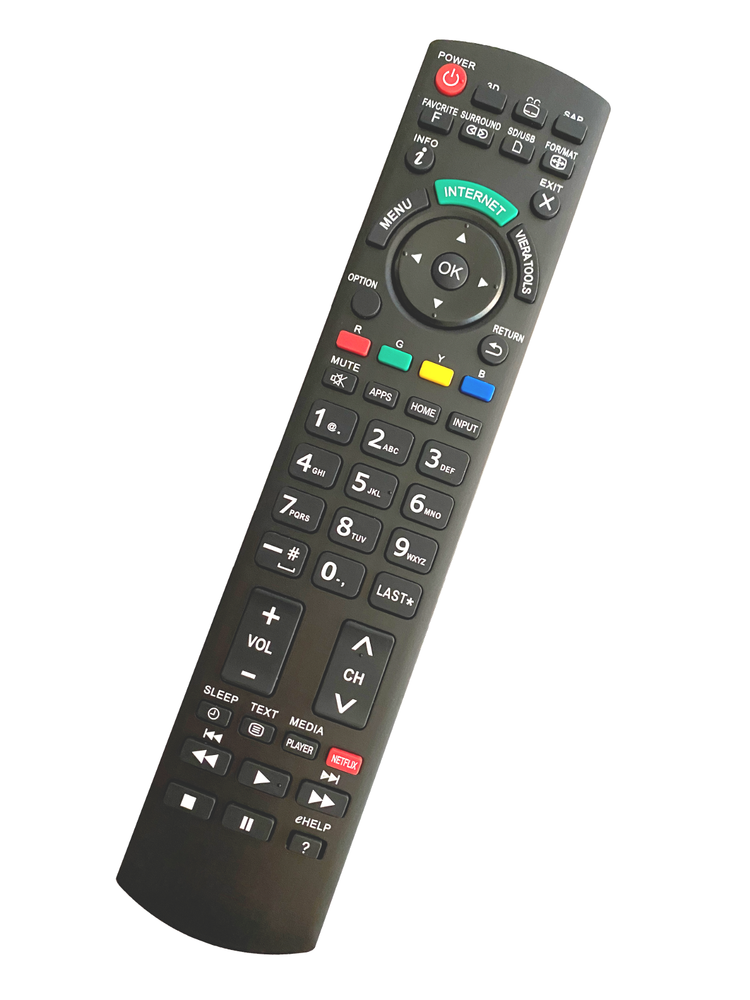 Universal Remote Control Compatible for all Panasonic Viera Link/ 3D/ LCD/LED TV