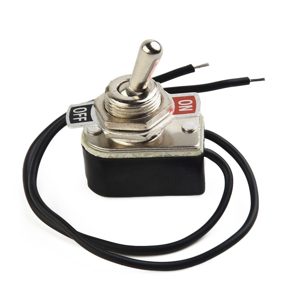 for TOGGLE Switch SPST 6A Rocker SPST Contacts Switch for TOGGLE 12mm Cutout