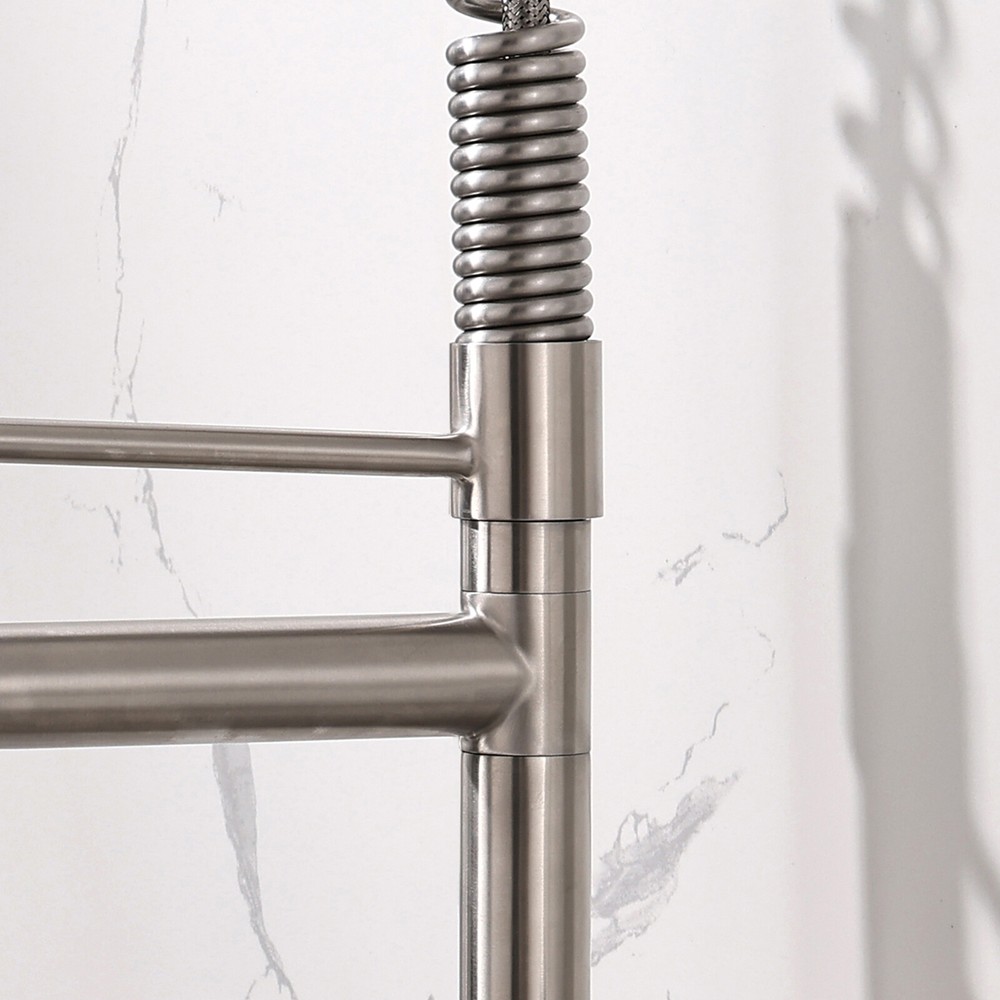 Kitchen Faucet Kit 2-Function Pull Down Sprayer Pot Filler w/Spring Spout