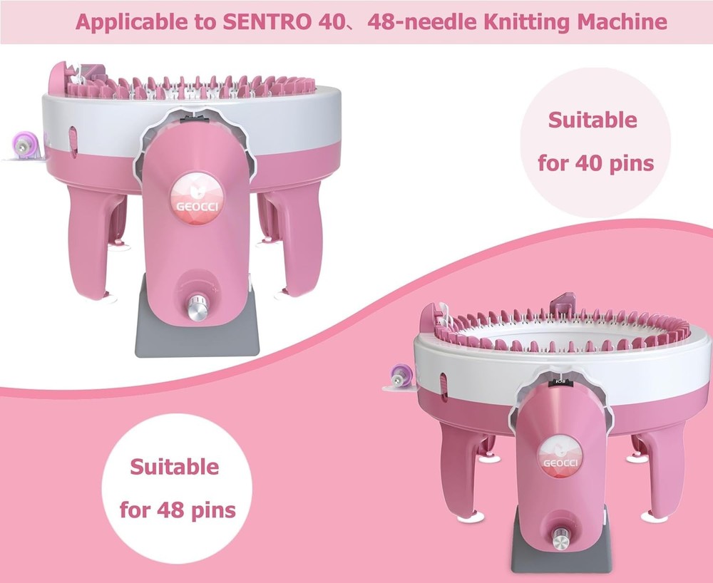 Electric Knitting Machine Adapter for Sentro 40 & 48-Needle=