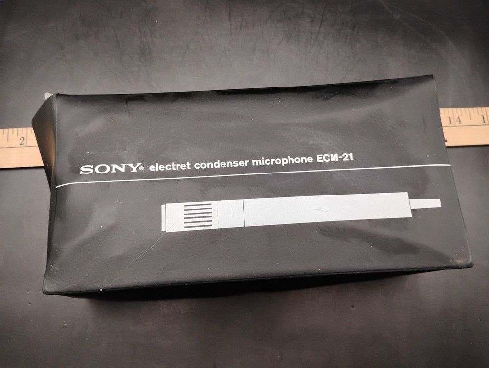 Vintage Sony Electret Condenser Microphone ECM-21