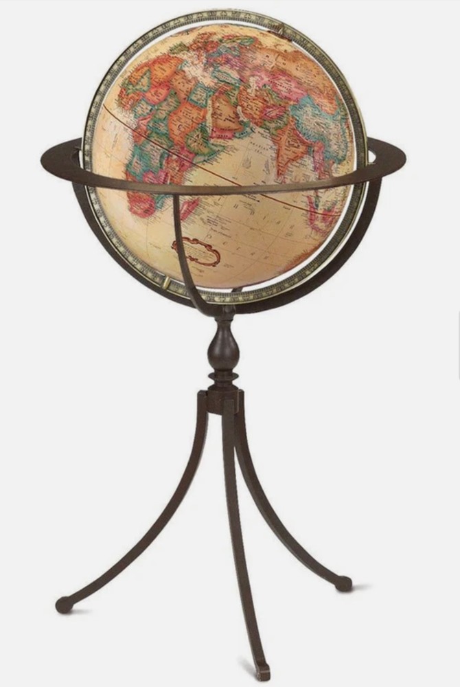 Marin Replogle 16 world classic series globe vintage