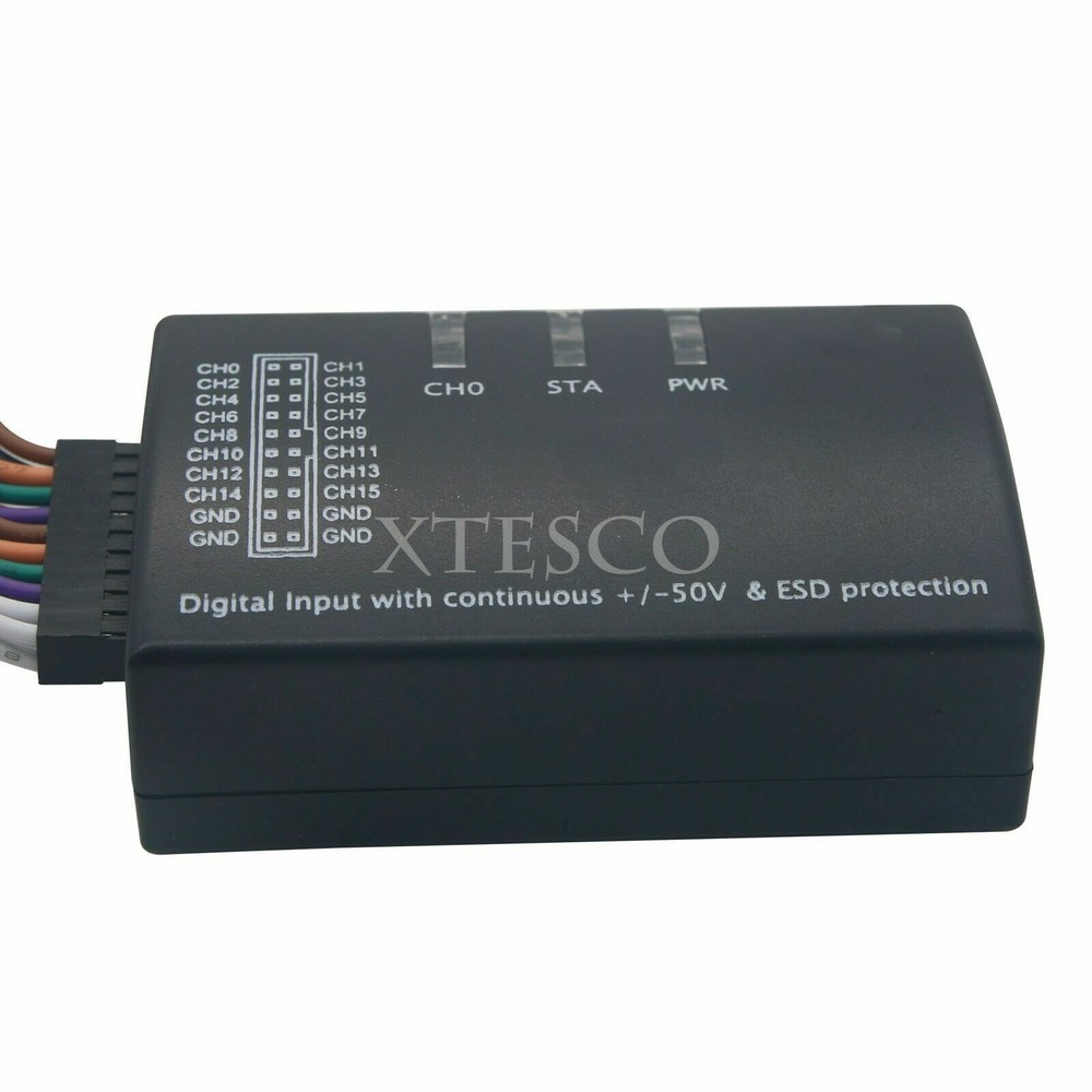 【USA】Mini 16 Logic Analyzer USB 100M Max Sample Rate 16CH Version 1.1.34