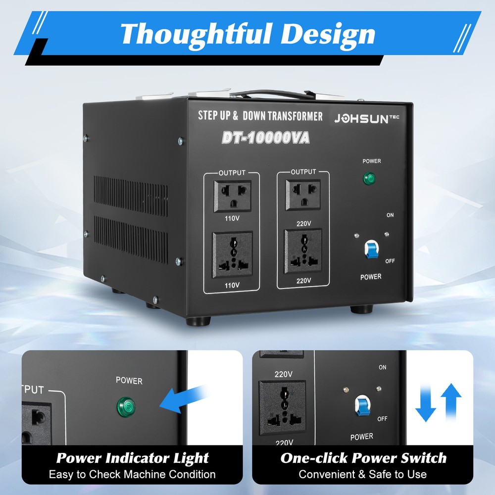 8000W VCT Voltage Converter Transformer Step Up Step Down 110V-220V