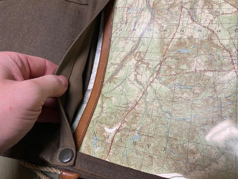 ORIGINAL WWII GERMAN OFFICER NCO M31 MAP CASE