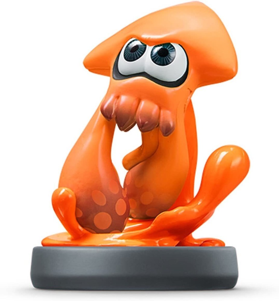Nintendo amiibo squid orange Splatoon Series