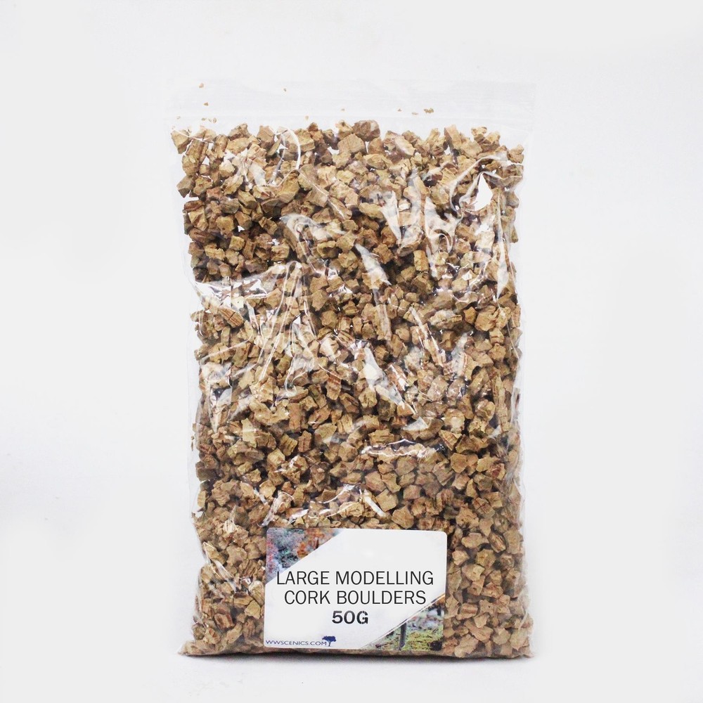 Large Modelling Cork Boulders | Wargame Scenery & Basing Material