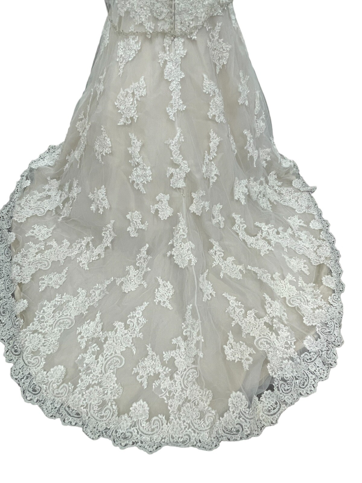 David Tutera Bridal Wedding Dress Sz 18 Crystals beading, simply amazing Ivory