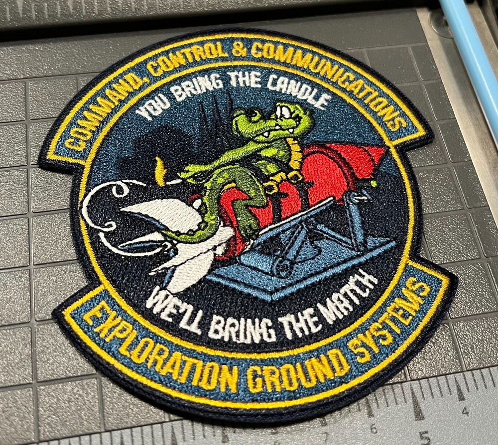 NASA Artemis Orion Space Launch Exploration Ground Systems Embroidered Patch