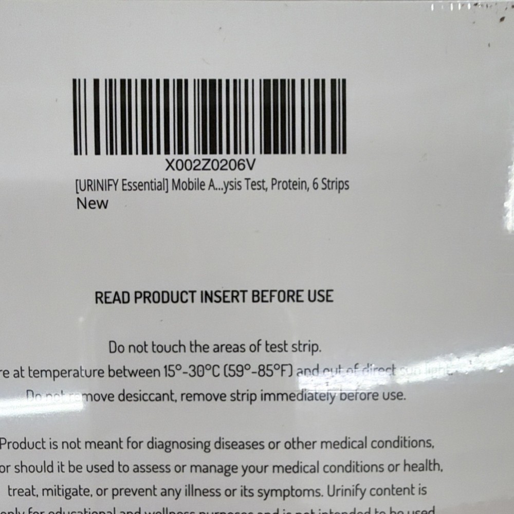 Urinify Essential Wellness Strips Immediate Results Smartphone Powered 6 Count