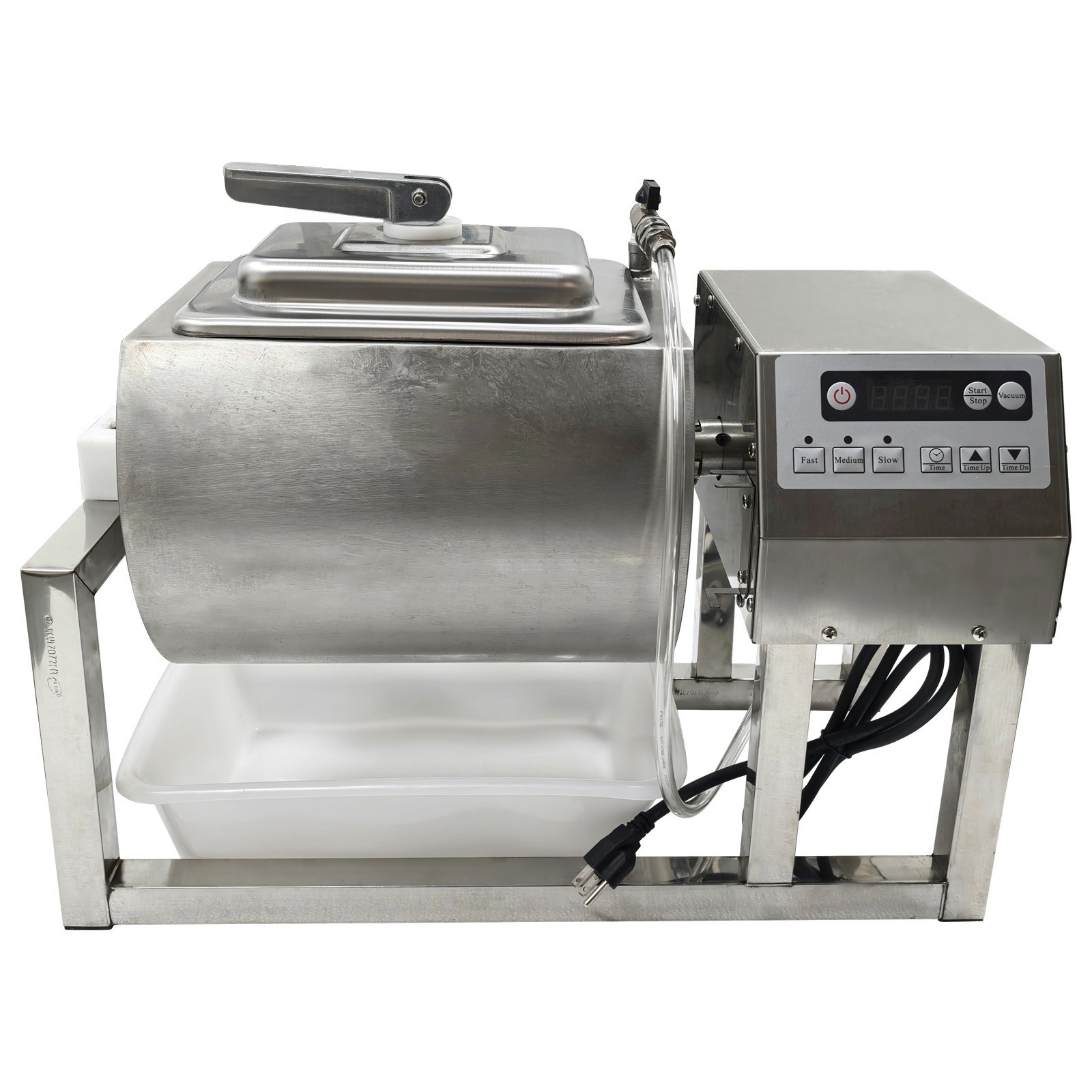 15L VacuumPump Meat Seafood Tumbler Marinator Mixer Curing Roll Kneading Machine