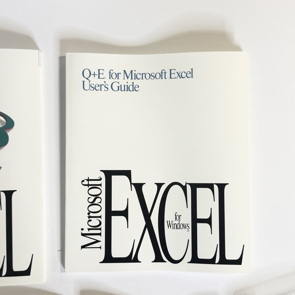 Microsoft Excel for Windows 4.0 Upgrade Version 3.0 Vintage Software READ ALL