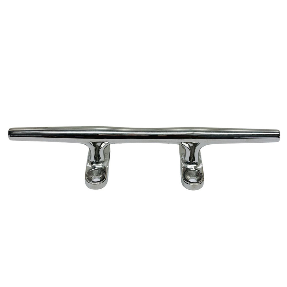 5" Blue Water Boat Deck Cleat Marine Stainless Steel Dock Open Base Rope Cleat