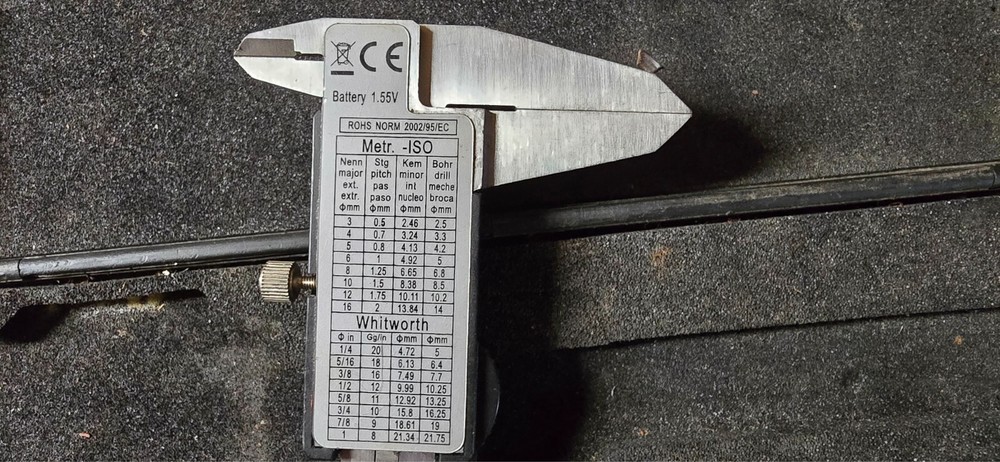 TTC Electronic Digital Caliper, 0 - 6" (0 - 150mm) Range