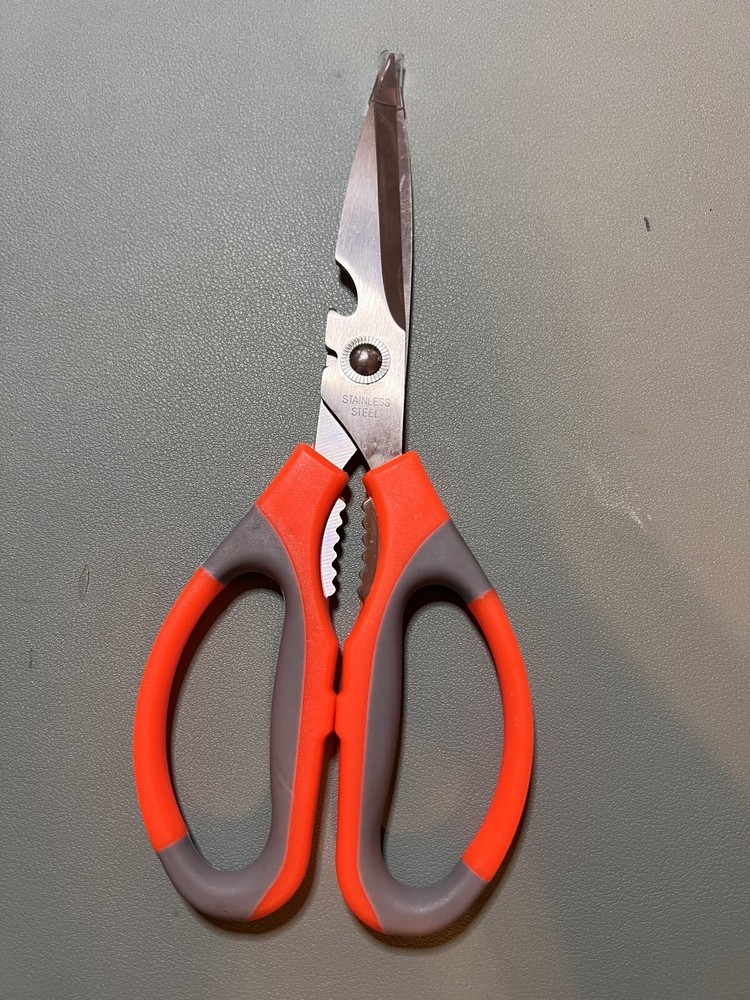 Orange Kitchen Food Scissors