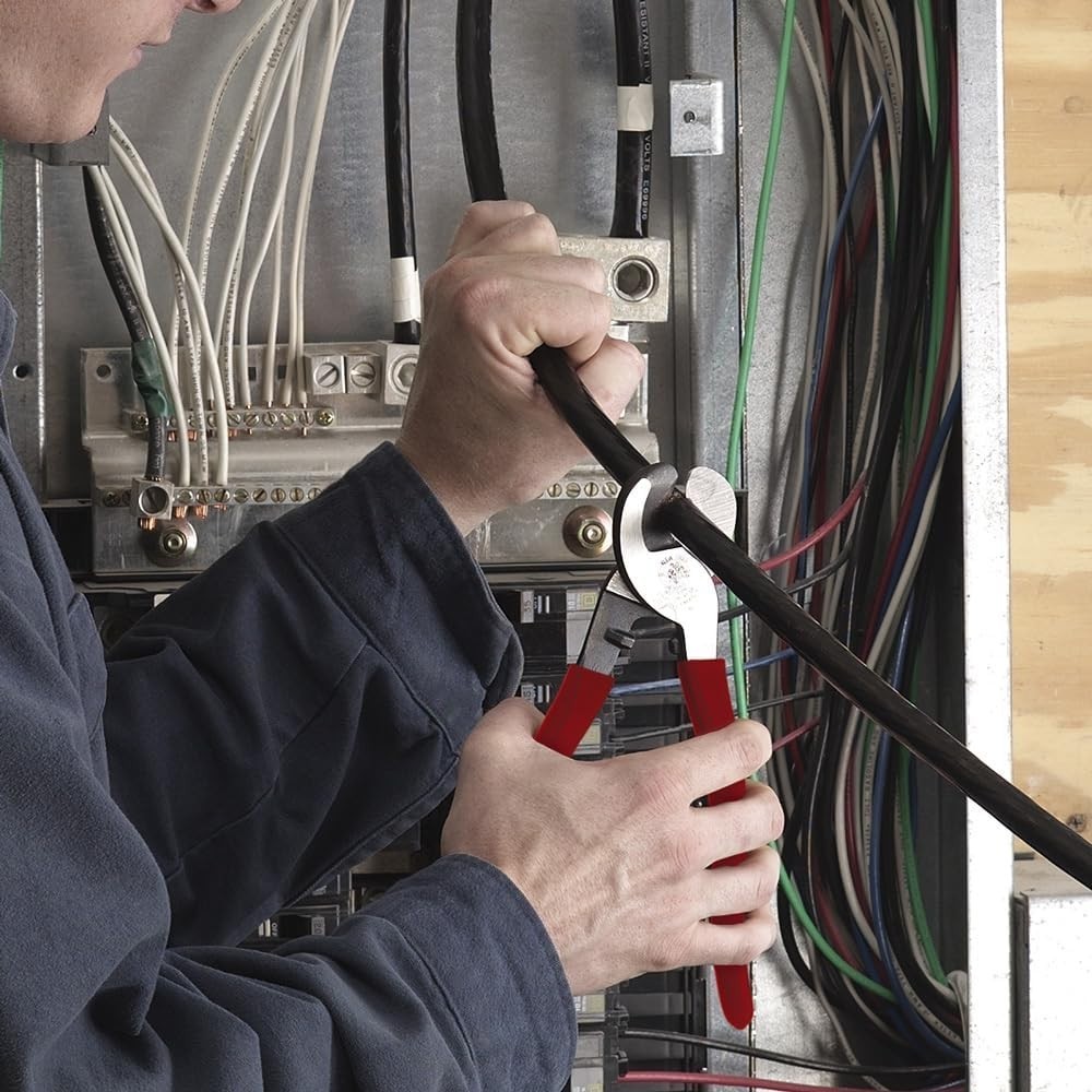 Professional Cable Cutter with Shear-Type Jaws