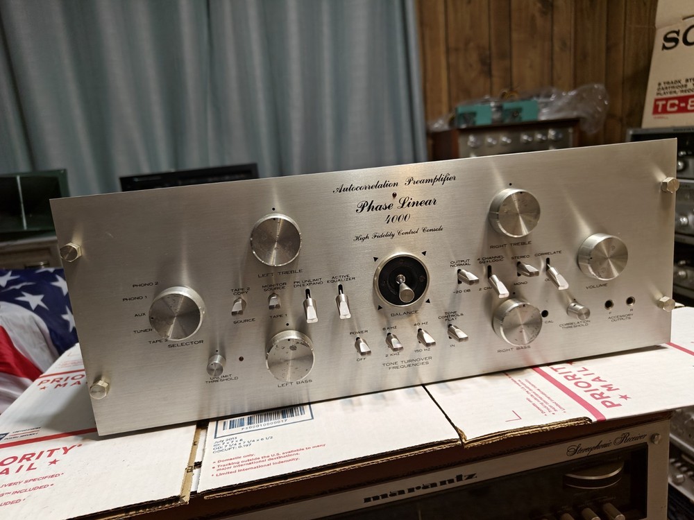 PHASE LINEAR 4000 PREAMPLIFIER HIGH FIDELITY CONTROL CONCOLE