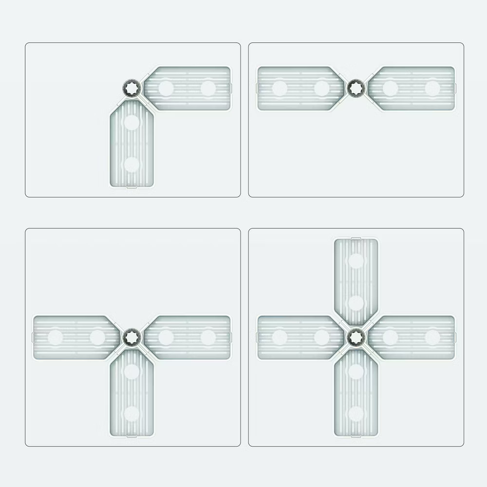 Threshold Tension Pole Aluminum Shower Caddy Bathroom Corner Shelf Organizer