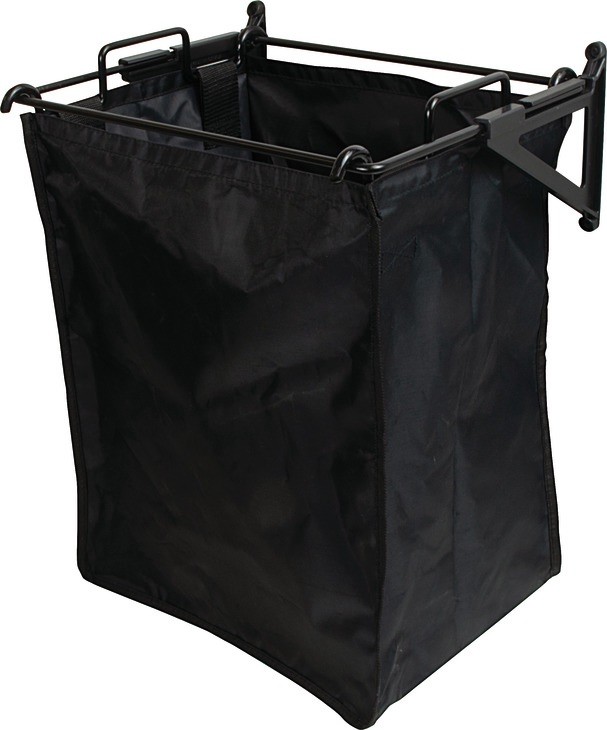 18" Tilt-out Hamper - TAG Hardware - Removable Bag - Black