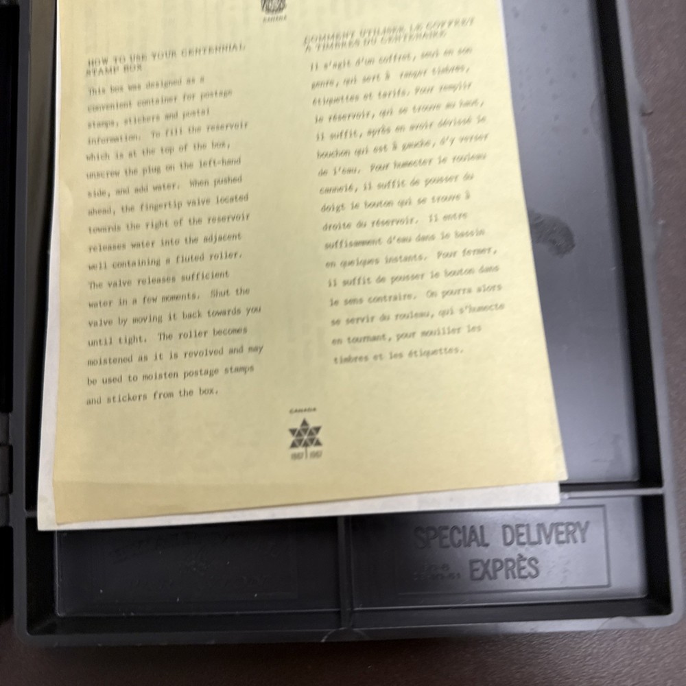 CANADA 1967 CENTENNIAL COMMEMORATIVE STAMP SET AND BOX