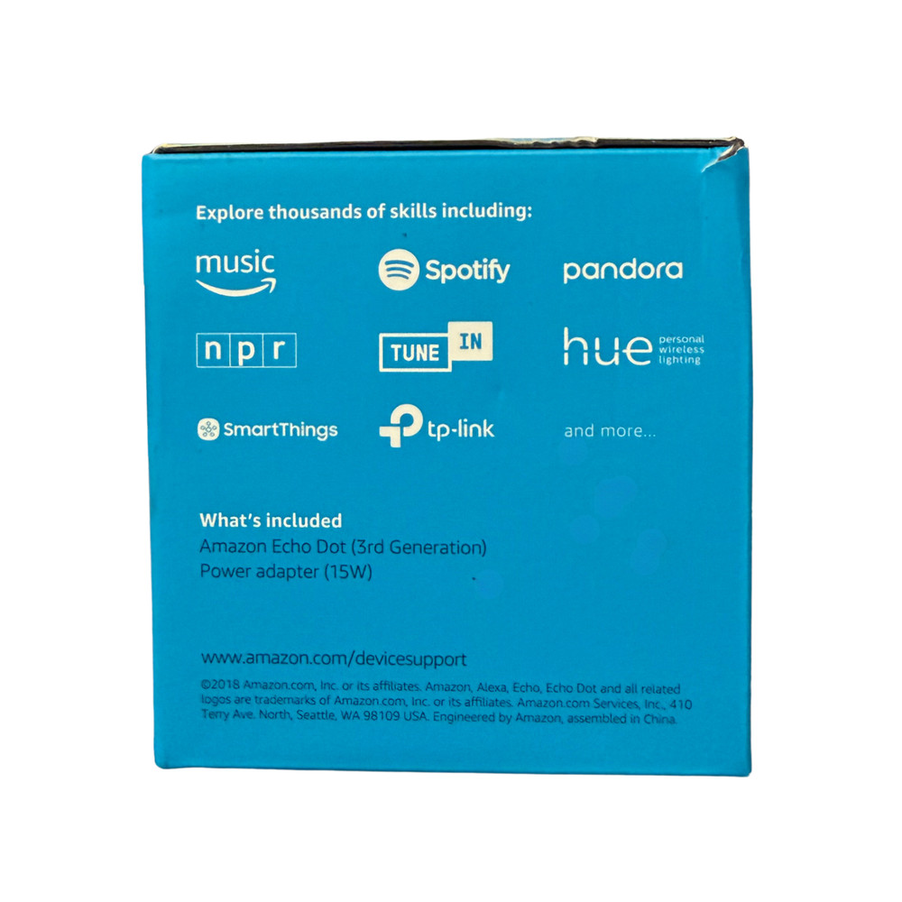 Amazon Echo Dot (3rd Generation) Smart Speaker Alexa Charcoal - NEW sealed