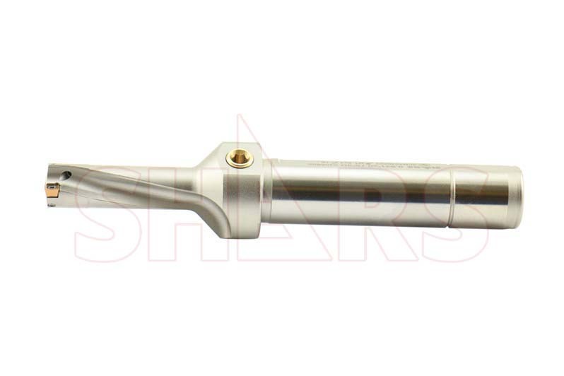 1PC 0.531" 3xD Coolant Through Indexable Drill + 2 SPMX Inserts !{