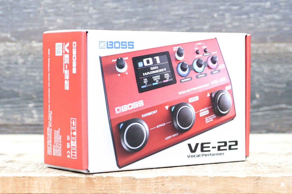 Boss VE-22 Vocal Performer Advanced Portable Multi-Effects Processor for Vocal