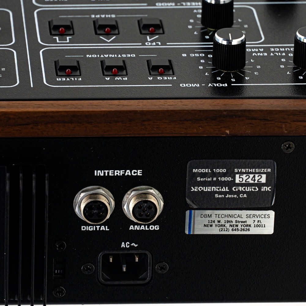 1982 Sequential Circuits Prophet-5 | Rev 3.3 | Model 1000 w/ Kenton MIDI