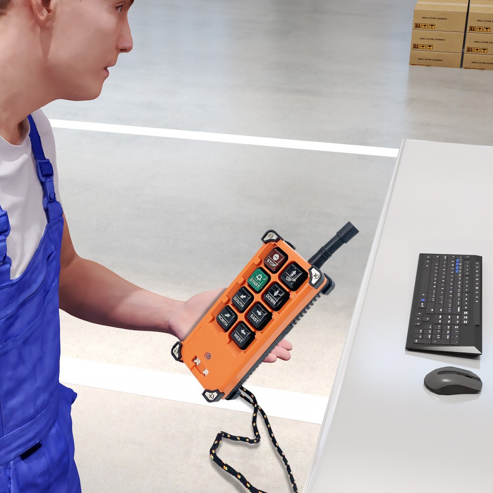 Wireless Crane Remote Control Transmitter + Receiver Channel Radio Durable