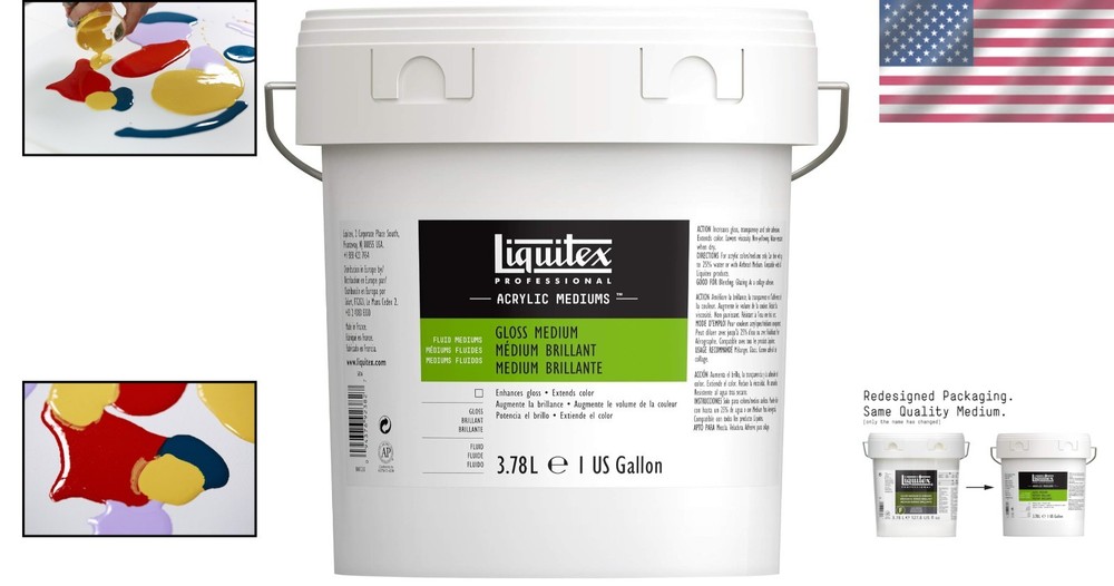 Acrylic Gloss Medium, 128oz - Professional