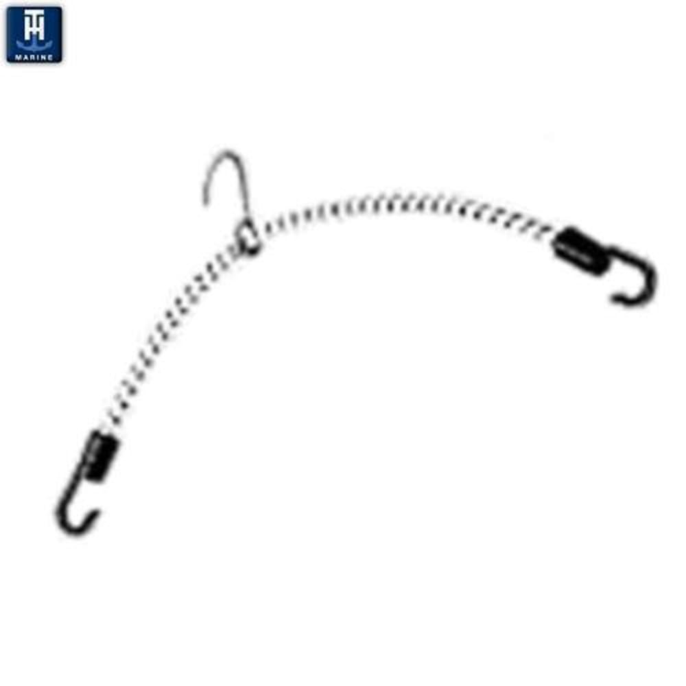 Plastic 4 Bracket 2 Bungee Strap Beverage Cooler Tie Down Kit for Most Coolers