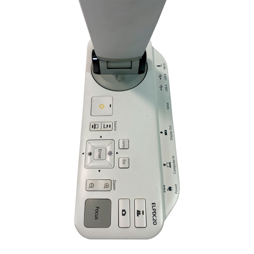 Epson ELPDC20 Document Camera 120x Total Zoom Visualiser USB VGA HDMI w/Bundle