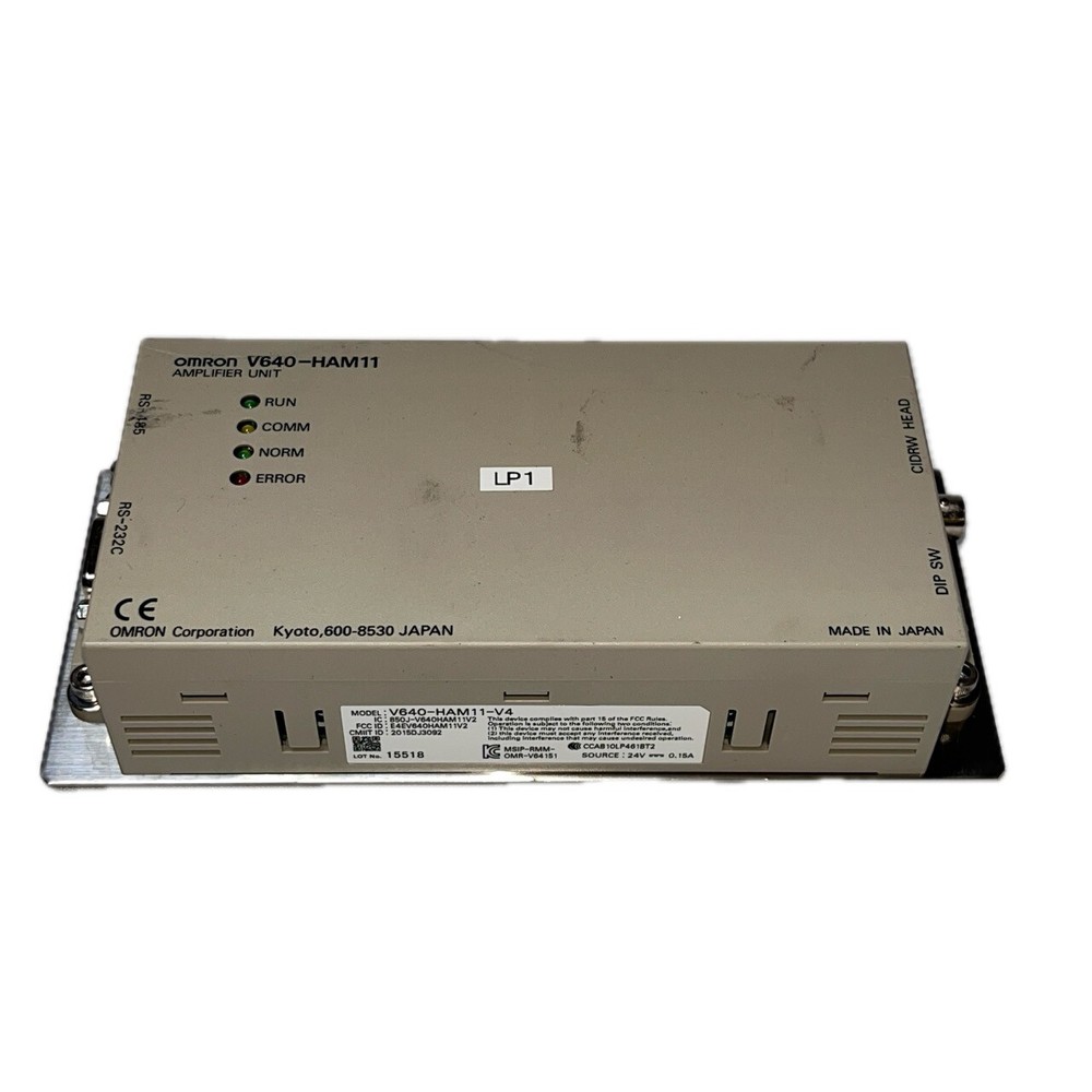 Omron V640-HAM11-V4 CIDRW Amplifier Controller Unit