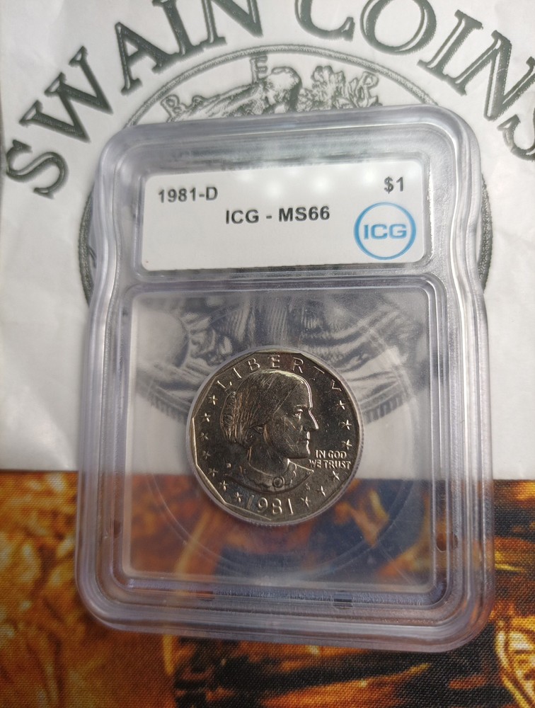 1981 D Susan B Anthony Dollar MS66 E199