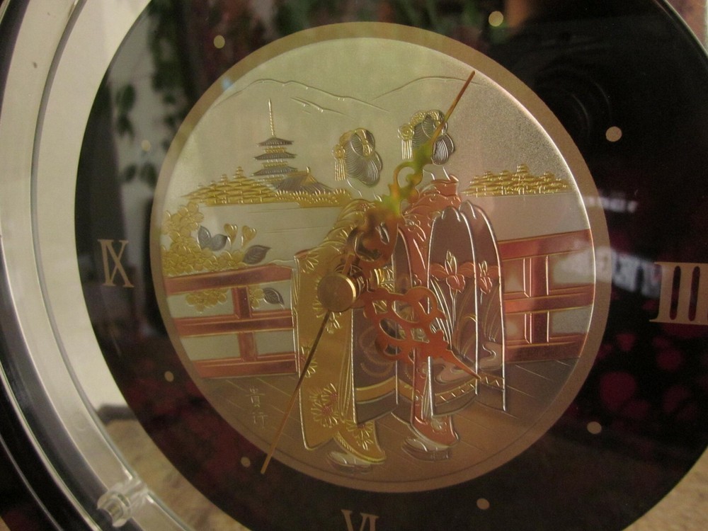Japanese Theme Desk Clock Quartz Mantel Clock
