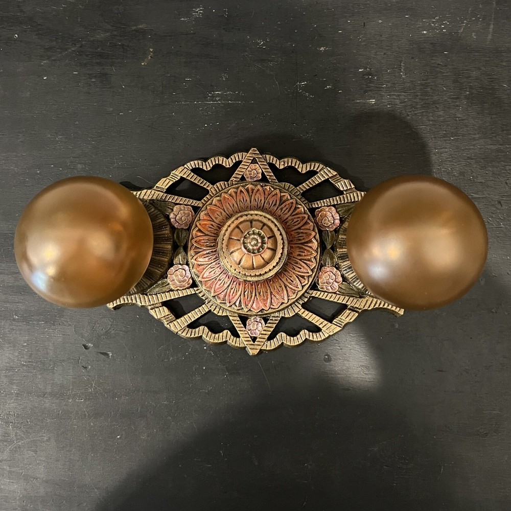 Single Great Flush Mount Nice Double Socket Fixture 42B